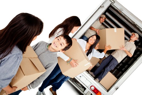 Man with van service helping with a local move in New Cross