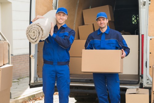 Commercial removal service for an office move in New Cross
