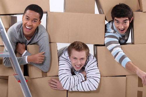 Professional van service handling household items for a New Cross move