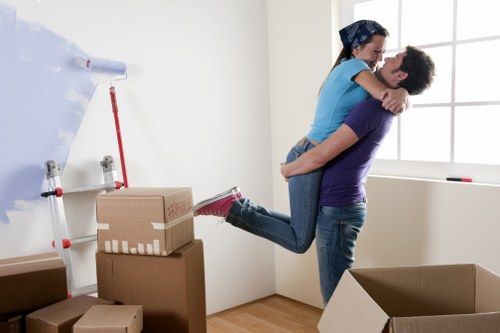 Managing access and loading for an office move in New Cross