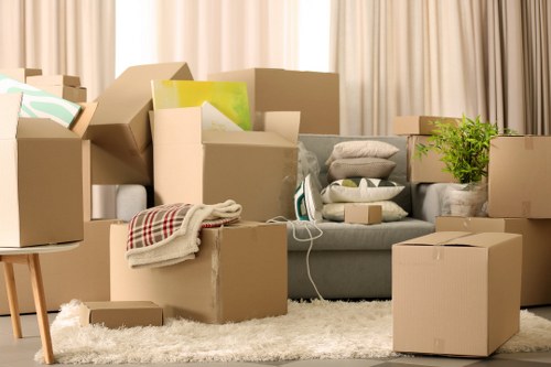 Local moving crew handling a flat move near New Cross