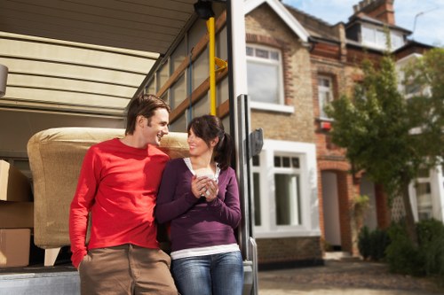 Local movers handling loading challenges in New Cross streets
